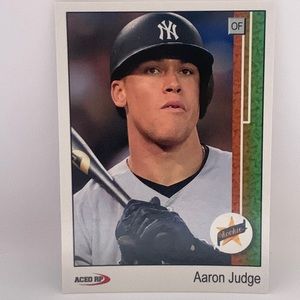 Aaron Judge Yankees 1989 style ACEO Star Rookie Card #99 (MISC3)